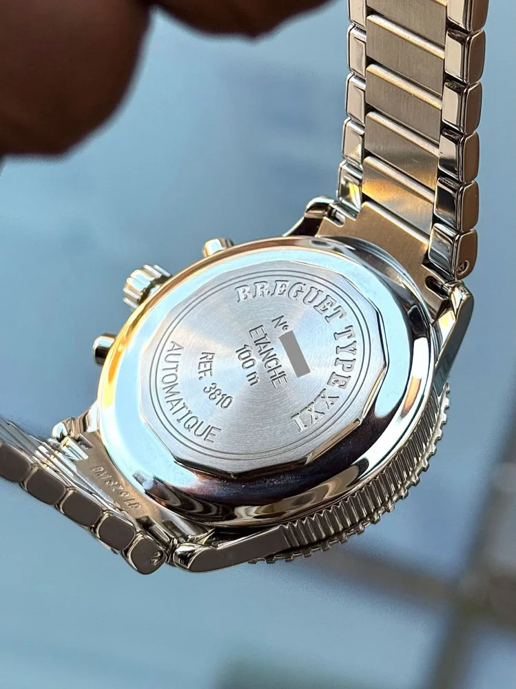 Breguet Type XX - XXI - XXII Steel Bracelet Box & Papers